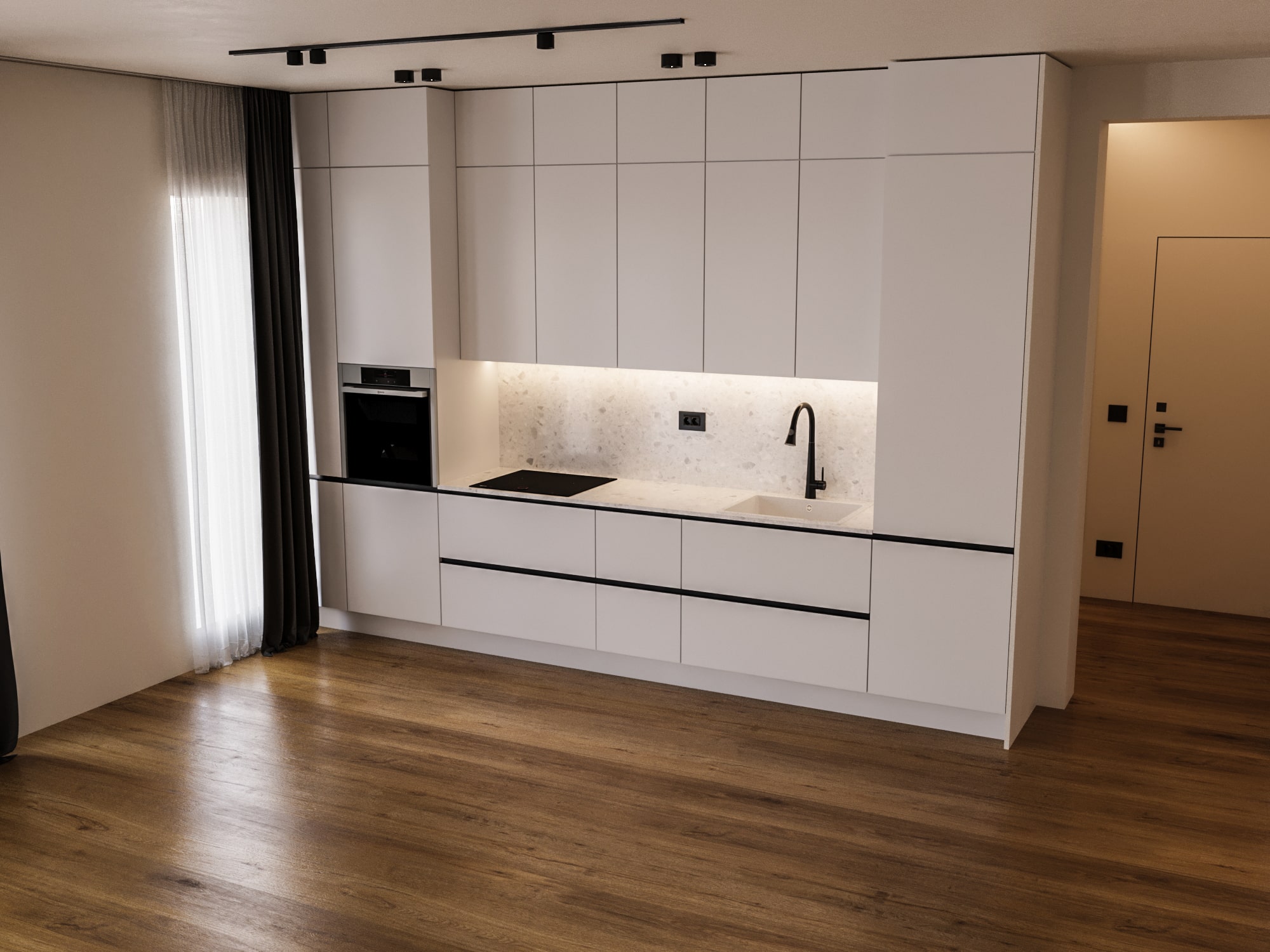 9. Locul de luat masa din locuinta o sa fie amplasat la: