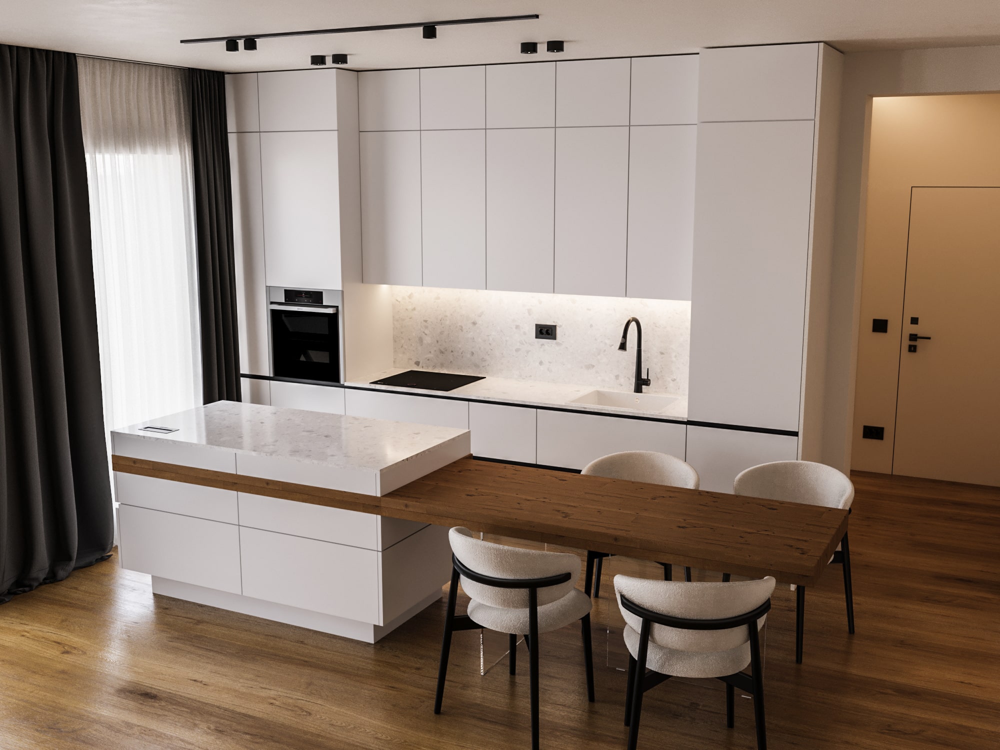 11. Care din urmatoarele stiluri de insula crezi ca ti se potriveste spatiului?