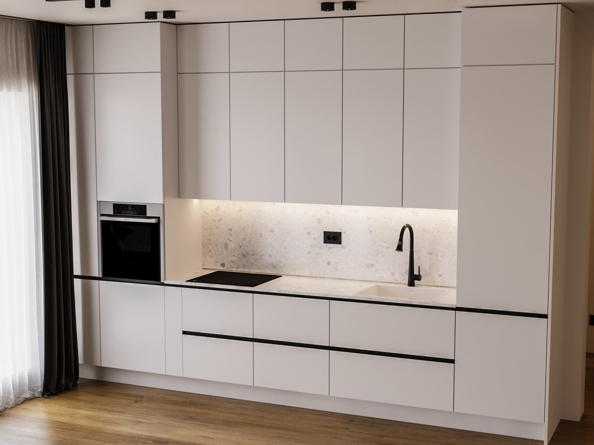 17. In designul bucatariei, folosim corpuri cu sticla?